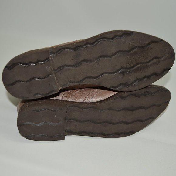 SOLD🚫🚫Crown Vintage Distressed Leather Wingtip - Picture 6 of 9